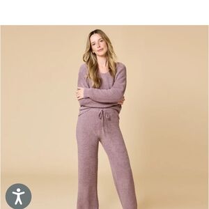 Softies Plush Knit Lounge Set in Driftwood